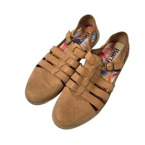 Born Seaster Tan Fisherman Leather Sandals